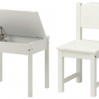 Детские стол и стул Ikea Sundvik