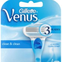 Сменные кассеты Gillette Venus Close&clean