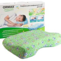 Подушка ортопедическая под голову для детей OrMax Dream Kids
