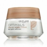 Ночной крем для лица Oriflame Optimals выравнивающий тон кожи