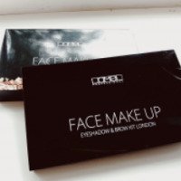 Палетка Lamel face make up Eyeshadow & brow kit
