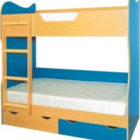 Деревянная детская двухъярусная кровать Можгинский лесокомбинат "Юниор"