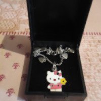 Серебряный детский браслет Hello Kitty