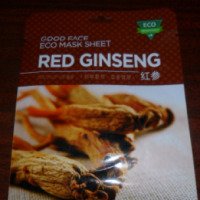Тканевая маска Pascucci Good Face Eco Mask Red Ginseng