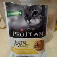 Корм для стерилизованных кошек ProPlan Nutri Savour