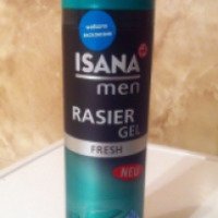 Гель для бритья Rossmann ISANA Men FRESH для нормальной кожи