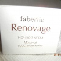 Ночной крем Faberlic Renovage "Мощное восстановление"