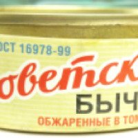 Консервы рыбные Фортуна Крым "Советские Бычки" в томатном соусе