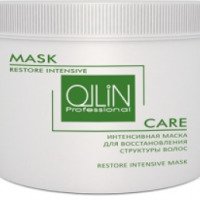 Интенсивная маска Ollin Professional Care для восстановления структуры волос