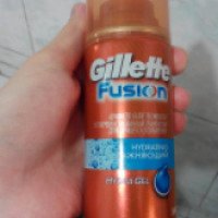 Гель для бритья Gillette Fusion увлажняющий