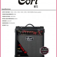 Гитарный комбоусилитель Cort MX 15