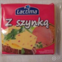 Сыр плавленый с ветчиной Lactima