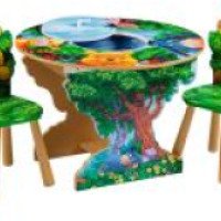 Стол игровой круглый Disney "Винни в лесу"