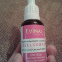 Омолаживающая сыворотка для лица Evinal Celloderm 100% гиалуроновая кислота