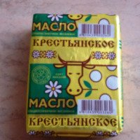 Масло сладкосливочное несоленое Слуцкий сыродельческий комбинат "Крестьянское"