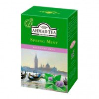 Чай зеленый Ahmad Tea "Весенняя мята" с мятой и мелиссой