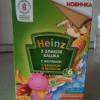 Heinz Кашка 5 злаков с молоком