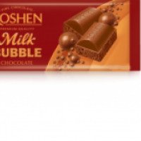 Шоколад молочный пористый Roshen "Milk Bubble"