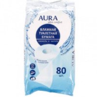 Влажная туалетная бумага AURA Ultra Comfort