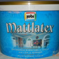 Интерьерная влагостойкая краска Jobi Mattlatex