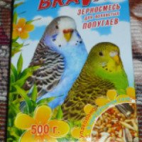 Зерносмесь для волнистых попугаев Brava с орехами и морской капустой