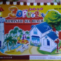 Пазлы 3D Diy Toy Romantic Sea Beach