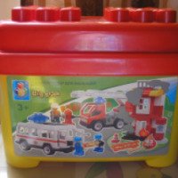 Конструктор для малышей 1 Toy Big Brick "Пожарная команда"