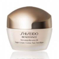 Ночной увлажняющий крем против морщин Shiseido "Benefiance WrinkleResist 24" Night Cream