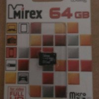 Карта памяти Mirex micro SDXC 64 Гб UHS-I без адаптера