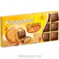 Шоколад молочный "Schogetten" cookies & peanut butter