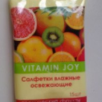 Салфетки влажные освежающие Vitamin Joy
