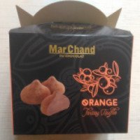 Набор шоколадных конфет Meroso Foods "Трюфели с апельсиновым вкусом MarChand"