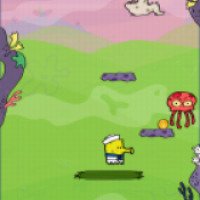 Doodle jump spongebob - игра для Android