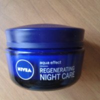 Крем для лица ночной Nivea Aqua Effect