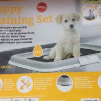 Туалет со столбиком Stefanplast puppy training set для щенков
