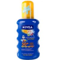 Солнцезащитный спрей для детей Nivea Sun Kids SPF 50