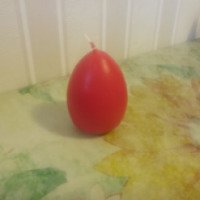 Свеча яйцо пасхальное цветное "Бизнес Вест"