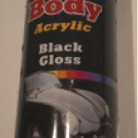 Акриловая эмаль HB BODY Black Gloss для подкраски автомобиля