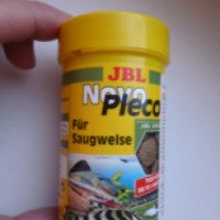 Корм для аквариумных рыбок JBL NovoPleco "Водорослевые чипсы с примесью целлюлозы для кольчужных сомов"