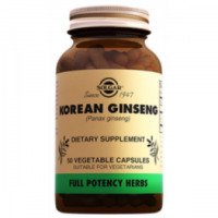 БАД Solgar "Korean Ginseng"