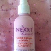 Флюид для волос Nexxt "Крем-брюле для волос" с маслом клубники, миндаля и вегетативными сливками