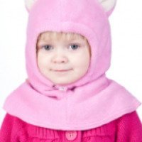 Шапка-шлем Mammalia Baby "Розовый кот"