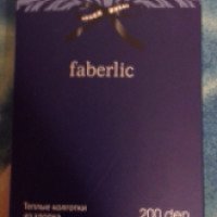 Теплые колготки из хлопка Faberlic 200 den