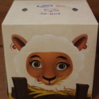 Детские бумажные носовые платочки Zewa 3D-Box