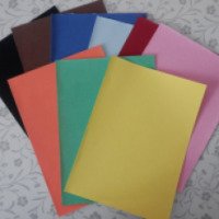 Цветная бумага бархатная Brauberg