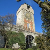 Крепостная стена Музеггмауэр в Люцерне (Швейцария)