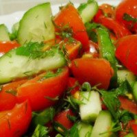 Разгрузочный день на овощном салате