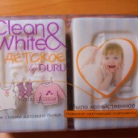 Мыло хозяйственное Duru "Clean & White детское"