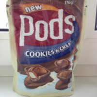 Конфеты подушечки Pods "Cookies and Cream"