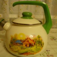 Чайник со свистком Metrot "Домик в деревне"